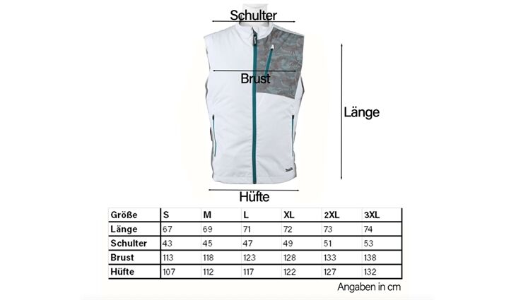 Makita Akku-Klimaweste Gr.2XL DFV210Z2XL