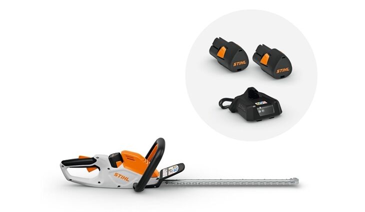 STIHL HSA 40 Akku-Heckensch. Set 2xAS2+ALS31 HA080113546