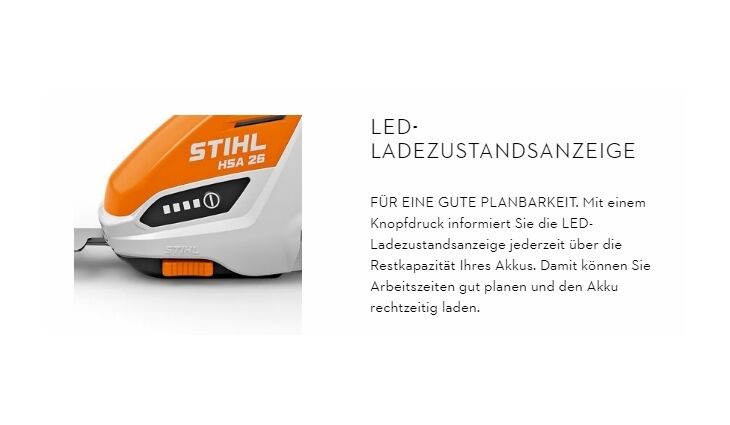 STIHL HSA 26 Set Akku-Strauchschere HA030113521 NEU!