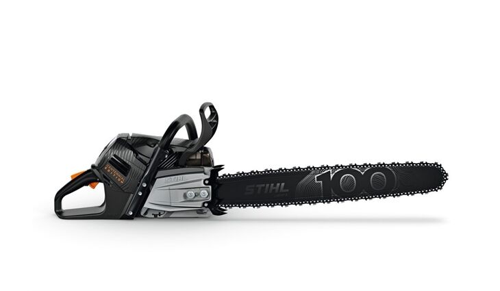 STIHL MS500I Motorsäge 63cm Centennial Edition schwarz