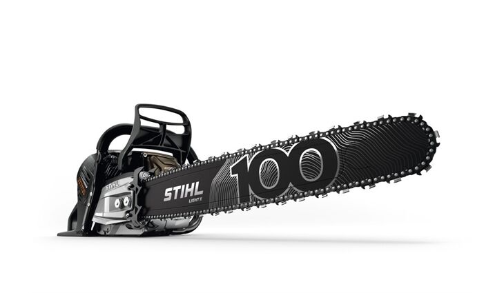 STIHL MS500I Motorsäge 63cm Centennial Edition schwarz