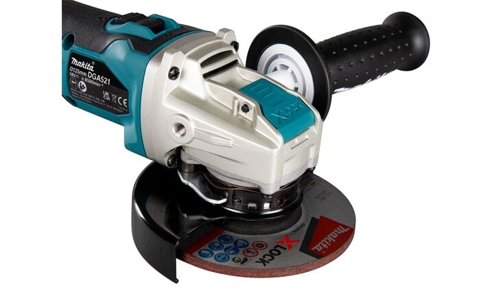 Makita Akku-Winkelschleifer XLock DGA521ZX1 SOLO