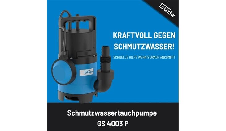 Güde Schmutzwassertauchpumpe GS 4003 P 94638