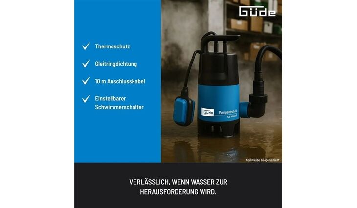 Güde Schmutzwassertauchpumpe GS4002 P 94630