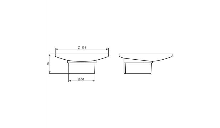 SAM 3000 Kristallseifenschale ohne Halter Nr.0031812903