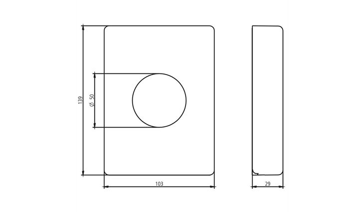 SAM 3000 Hygieneboxhalter Wandmodel Nr.0033140010