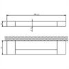 SAM freeway Haltegriff 386 mm Nr. 0044500010