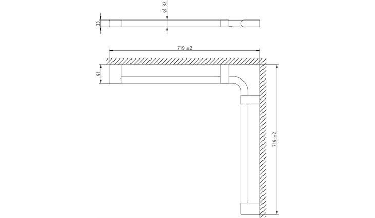 SAM freeway Haltegriff Wandhandlauf Nr. 0044550010