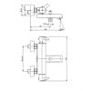 SAM sica Thermostatmischbatterie Wanne/Brause Nr.3078168010