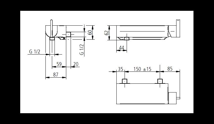 SAM carenta Einhebelmischbatterie Dusche Nr. 3098194010