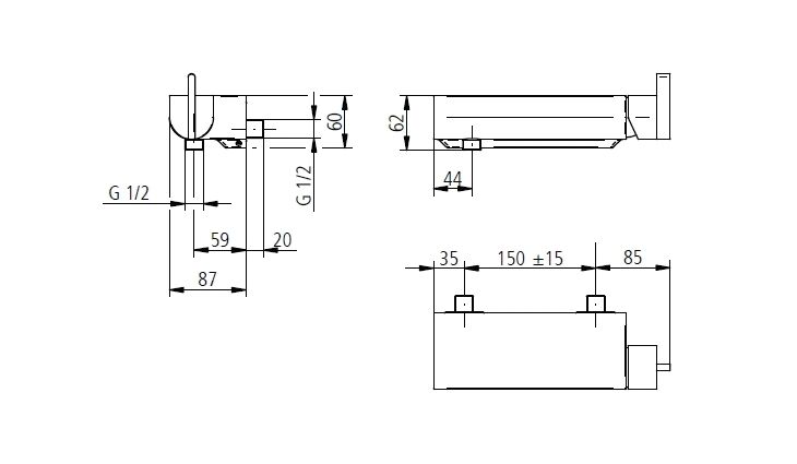 SAM carenta Einhebelmischbatterie Dusche Nr. 3098194010