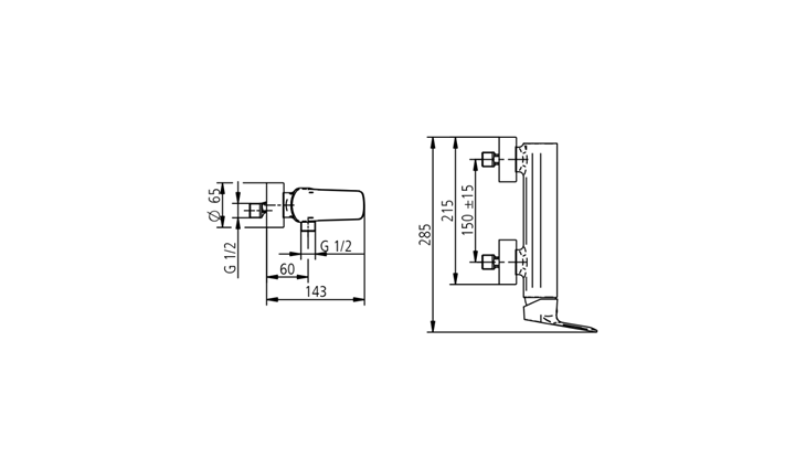 SAM puls Einhebelmischer Dusche Nr.3428194010
