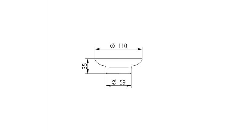 SAM Diana Aktiv2 Kristall Seifenschale ohne Halter Nr.2391800903