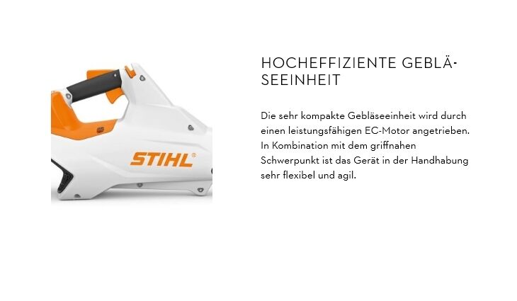 STIHL BGA 86 Akku-Blasgerät Solo AP-Sy. BA020115900