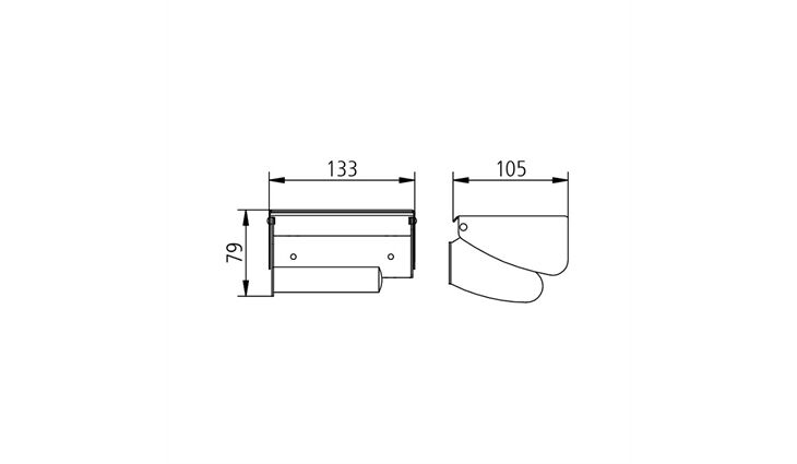 SAM bono Papierhalter mit Deckel Nr. 0502515010