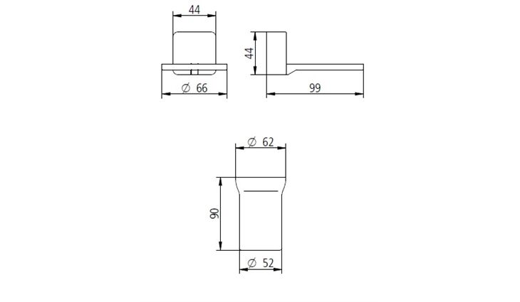 Sam 2000 Glashalter / Seifenhalter ohne Glas Nr.2291200010