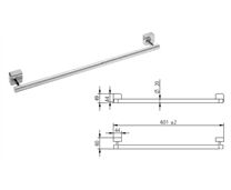 Sam 2000 Badetuchhalter 600mm Nr. 2292200010