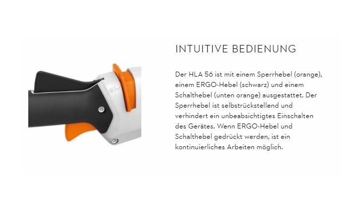 STIHL HLA 56 Akku-Heckenschneider SoloGerät HA010112910