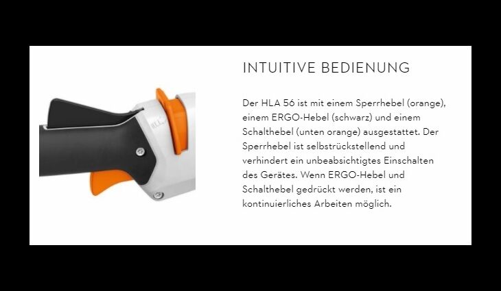 STIHL HLA 56 Akku-Heckenschneider SoloGerät HA010112910